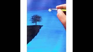 Mast ,Night ,Moon, Painting,///, How,To,Draw,a, Painting,Step,By,Step ️