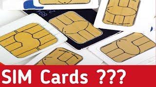 How sim card works? What are different types of sim cards? How sim works? [English]