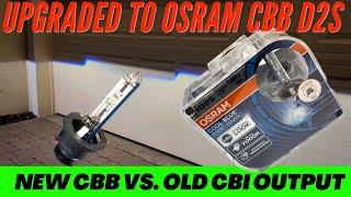 Osram CBB vs. aged CBI HID Bulb Comparison on Morimoto 4TL-R Projector