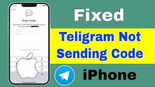 how to fix telegram not sending code iphone | telegram verification code not received in iphone