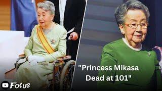 Princess Mikasa, Oldest Member of Japan's Royal Family, Dies at 101