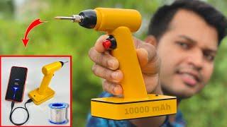 How To Make Rechargeable Soldering Iron With Power Bank At Home