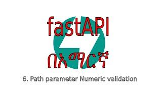 6. Path parameter numeric validation