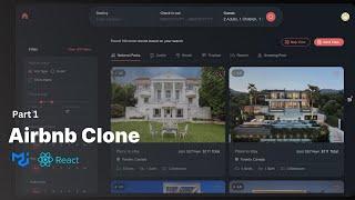 React project for portfolio | Airbnb Clone | Frontend | Part 1