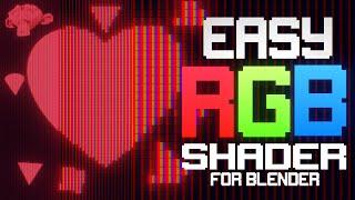 Easy Pixel Shader | Blender