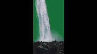 green screen background video || water falls 11