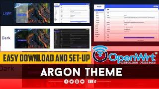 How to download argon theme and setup on Openwrt Router | Openwrt Tutorial