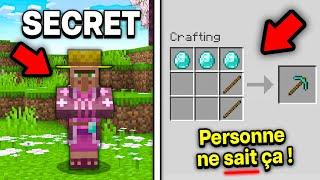 Les 37 SECRETS que TU ne connais PAS sur Minecraft..