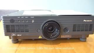 Panasonic PT DW5000 Barn Find event Projector Versus Epson TW9200