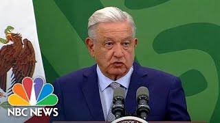 Mexican president says U.S. will not ‘intervene in our territory'