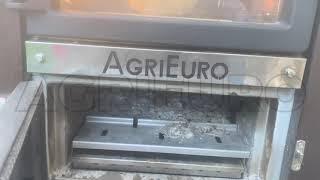 Horno de leña de exterior en acero AgriEuro Medius 80 Deluxe EXT Inox - pintura de cobre