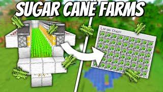 Automatic Sugar Cane Farms - Minecraft 1.19 Tutorial