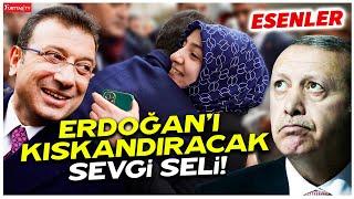 Ekrem İmamoğlu'na Erdoğan'ı kıskandıracak sevgi seli | AKP'nin kalesi Esenler