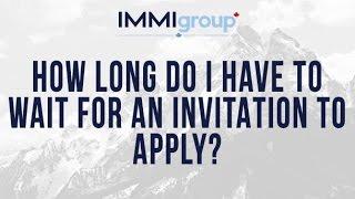 How long do I have to wait for an Invitation to Apply?