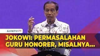 [FULL] Sambutan Jokowi di HUT ke-78 PGRI, Bicara Permasalahan Guru Honorer hingga Bonus Demografi