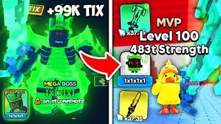 I Defeated INSANE Mega Boss and Got SUPER STRONG Sword and Pets in NEW Pull a Sword Update! (Roblox)