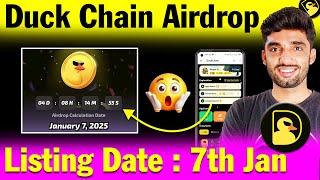 Duck Chain Airdrop Update | Duck Chain Listind Date | Duch Chain Airdrop Withdrawal | duch chain