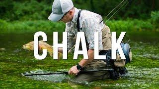 CHALK: Aardvark Mcleod's Peter McLeod catches a beautiful trout on the River Anton