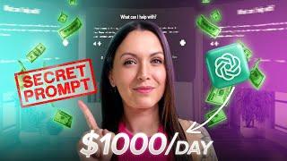 $1000 per Day using ChatGPT (Full Step-by-Step Tutorial)