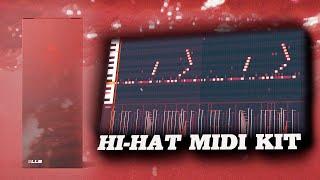 (60+) Hi Hat TRAP MIDI Kit ~ ANUBIS