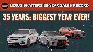 Lexus USA Shatters 35-Year Sales Record in 2024!   