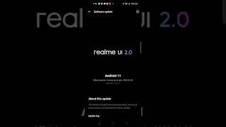 Realme 6  after Official Version Update C.17  Realme UI 2.0  Android 11