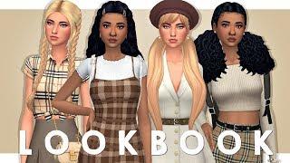 BACK TO SCHOOL LOOKBOOK | Sims 4 Create A Sim w/ CC LIST