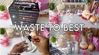 WASTE BOTTLE REUSE IDEA | WASTE TO BEST using​⁠ @karinmarkers