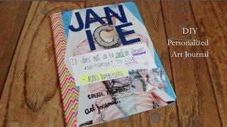 DIY Gift: Personalized Art Journal (Cheap & Easy)