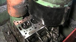 engine rebuild cylinder head resurfacing part 1 reface