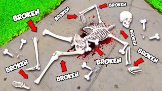 Breaking EVERY BONE As SKELETON In GTA 5!