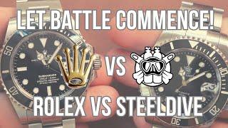 Battle of the Submariners - Rolex vs SteelDive Showdown & Comparison!