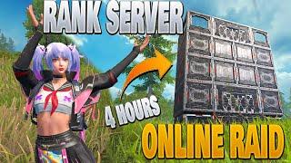 WE ONLINE RAID THIS BASE FOR 4 HOURS RANK SERVER | LAST ISLAND OF SURVIVAL