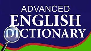 Advanced English Dictionary Offline Application