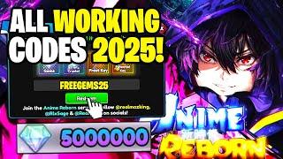 *NEW* ALL WORKING CODES FOR ANIME REBORN IN 2025! ROBLOX ANIME REBORN CODES