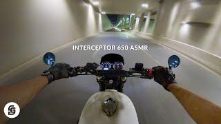 Royal Enfield INTERCEPTOR 650 with POWERAGE exhausts | SOUNDS SO GOOD | ASMR