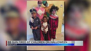 Trick or treaters in Bartlett shot with BB gun