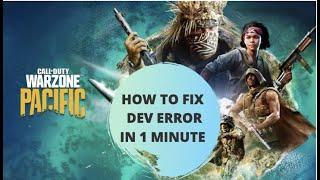 Warzone not working on PC with Battle.net | Fix Dev Error in 1 minute