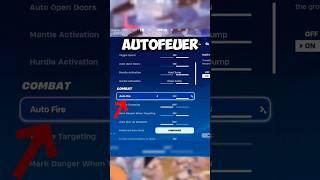 Die neue Auto Fire Settings ist OP!!! #fortntite #frortnitehacks #fortnitedeutsch #fortniteclips