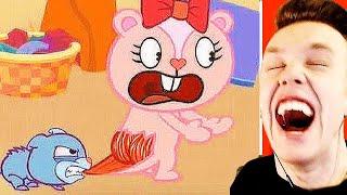 Кусь за П0ПУ...СМОТРИ ЛУЧШИЕ ИСТОРИИ HAPPY TREE FRIENDS! НЕ ЗАСМЕЙСЯ ЧЕЛЛЕНДЖ! Мультфильм ДЛЯ ДЕТЕЙ