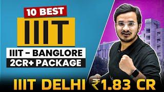 Top 10 IIITs  IIIT Bangalore | IIIT Delhi | IIIT Allahabad