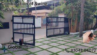 Swing & Sliding Gate Automation installed at Uliyankovil, Kollam | Automation in Kerala  8304884072