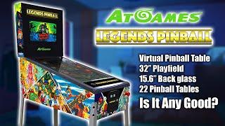 Legends Pinball Machine Review- Awesome Virtual Pinball From At Games!