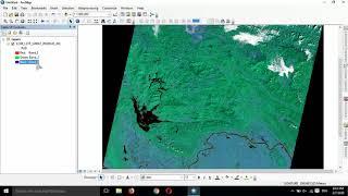 ການລວມແບນ Landsat ໃນ ArcGIS