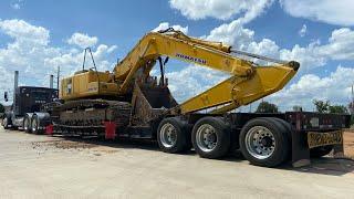 how to transport a excavator step by step, Hauling Heavy