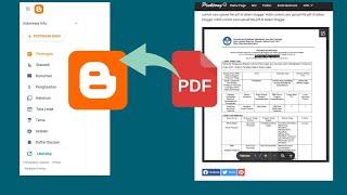 Cara Upload PDF ke Dalam Blogger Atau Blog Terbaru