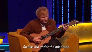 Ed Sheeran's first ever LIVE TV performance of unreleased Christmas song + NEVER HEARD BEFORE outro