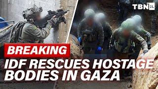 BREAKING: IDF RETRIEVES Hostage Bodies In Gaza; Hezbollah Drone THREATENS Israel | TBN Israel