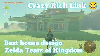 Best house design Zelda Tears of Kingdom | Crazy Rich design #zeldatearsofthekingdom