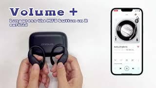 【T60】volume control of earbuds